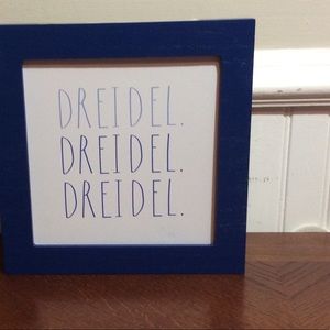 Rae Dunn DREIDEL Box Sign